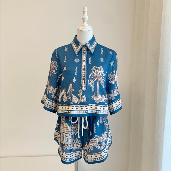 Alemais Acacia Linen Shorts - Picture 9 of 11